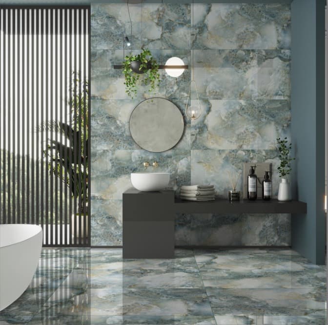 PORCELÁNICO 60X120 BRILLO (RAINBOW) - GRACIA AQUA - view 1